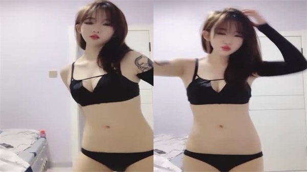 白皙苗窕大奶骚货淫声荡语撩骚互动性感曼舞道具自慰